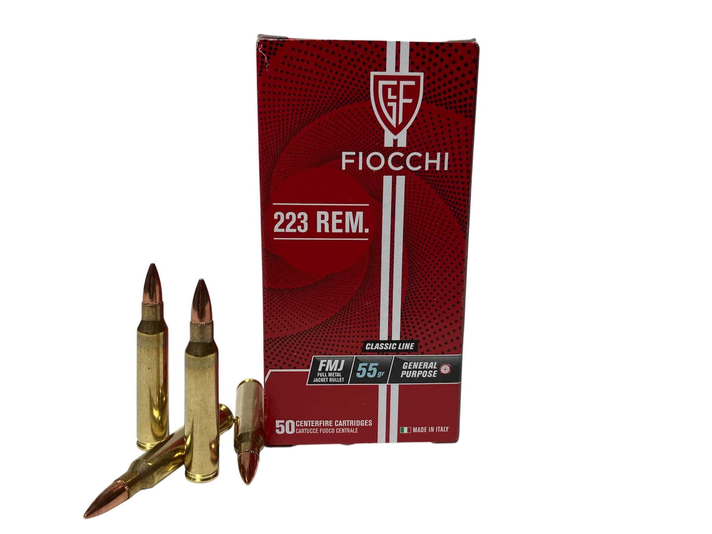 Fiocchi .223 REM | FMJ, 55grs, 1'000rds – Bild 1