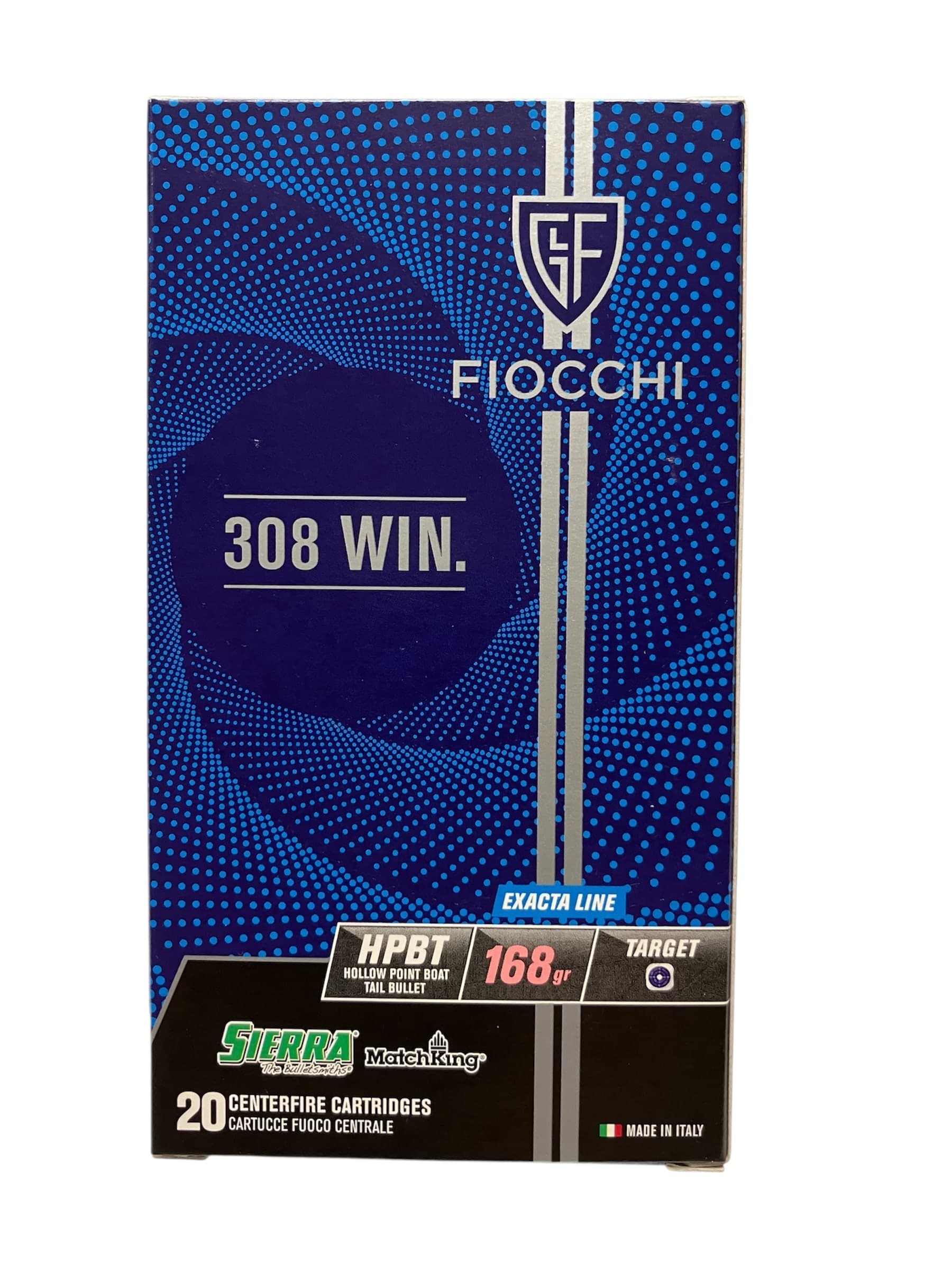 Fiocchi .308 Exacta Sierra Match King 168gr HPBT – Bild 1